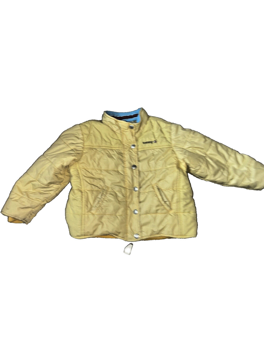 Vintage Tommy Hilfiger Kids Puffer Jacket Sz 5-6 Yellow